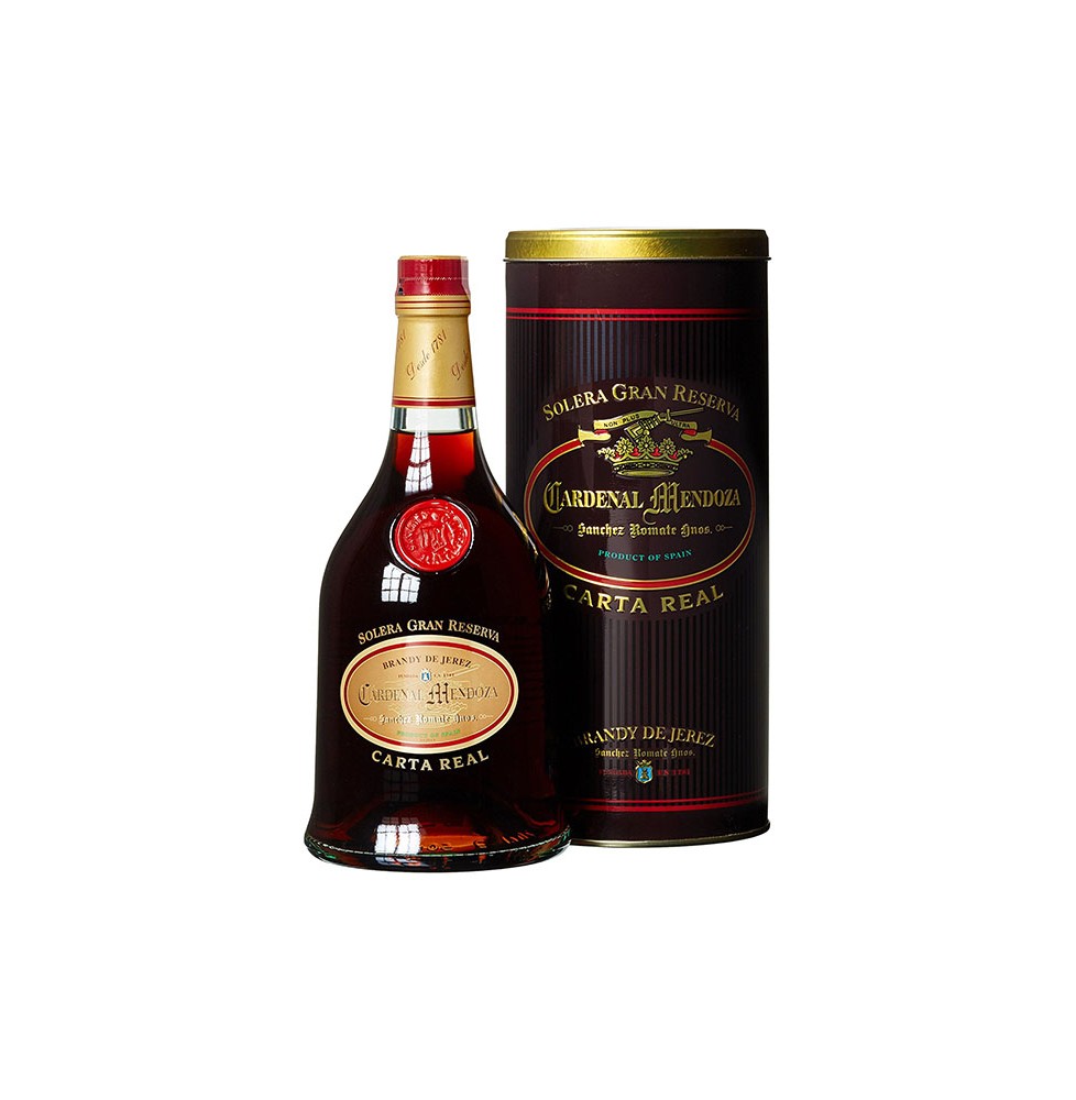 CARDENAL MENDOZA CARTA REAL BRANDY SOLERA GRAN RESERVA 0.70 litri