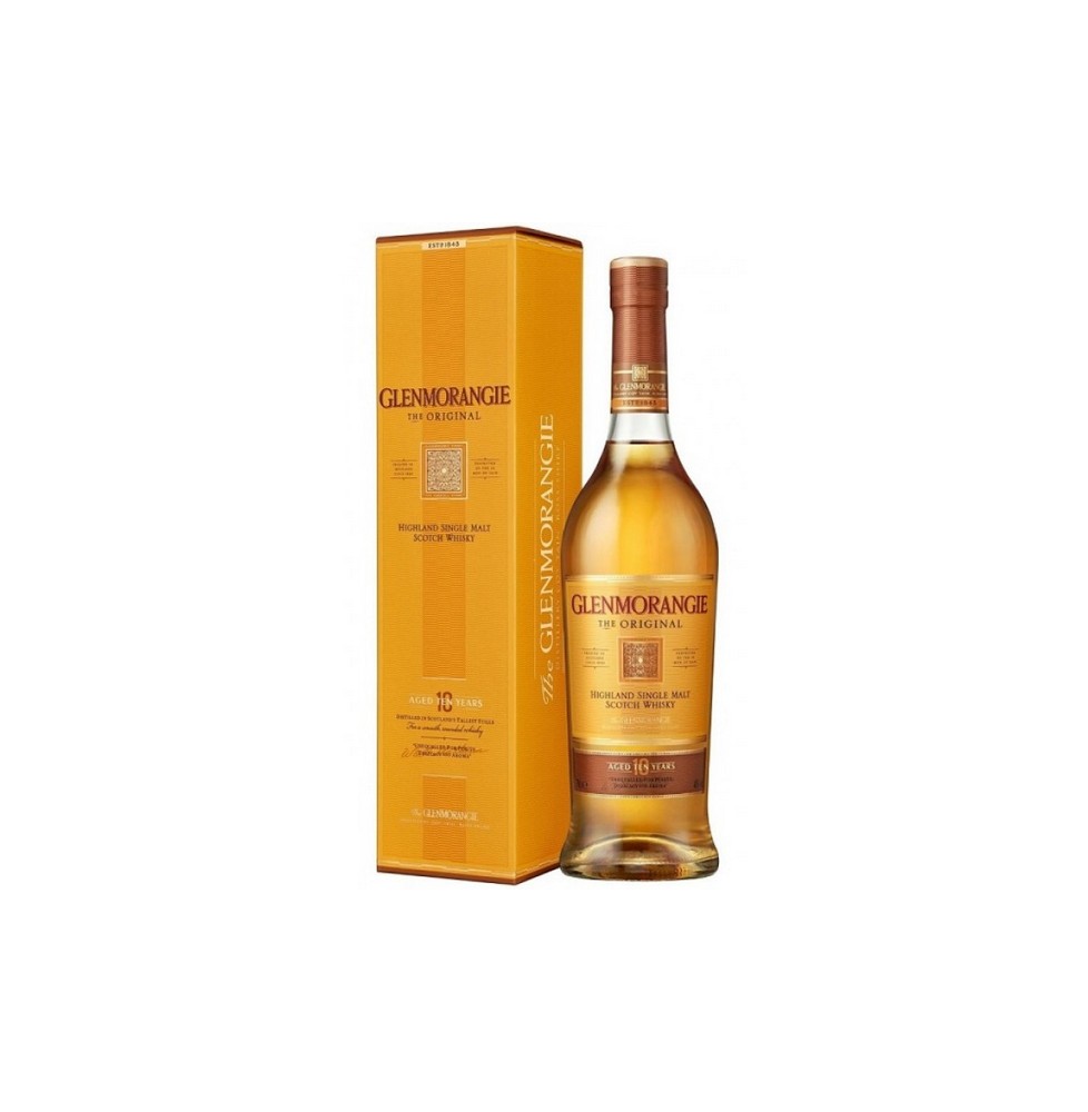 HIGHLAND SINGLE MALT SCOTCH WHISKY GLENMORANGIE 10yo  0.70 litri