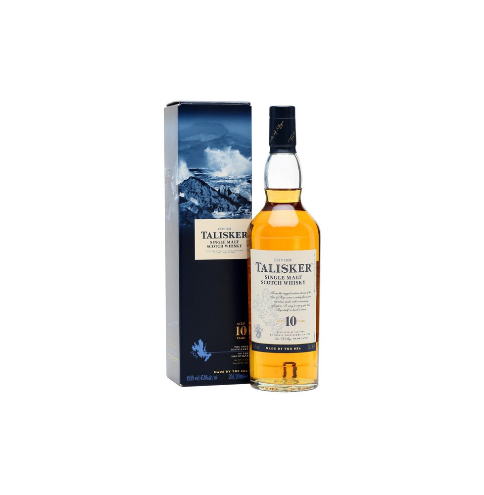 SINGLE MALT SCOTCH WHISKY TALISKER 10yo  0.70 litri