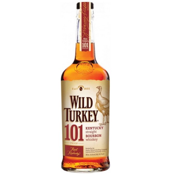 KENTUCKY STRAIGHT BOURBON WHISKEY WILD TURKEY 101 0.70 litri