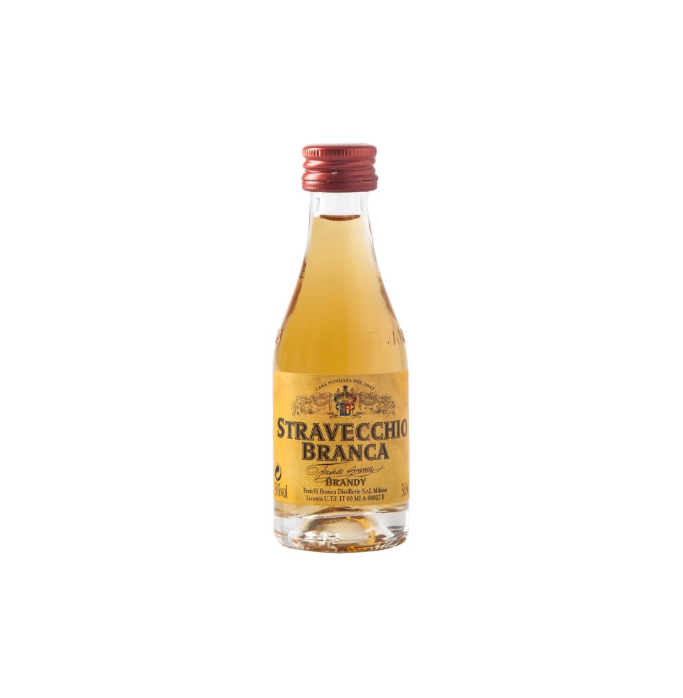 BRANDY STRAVECCHIO BRANCA 0.03 litri