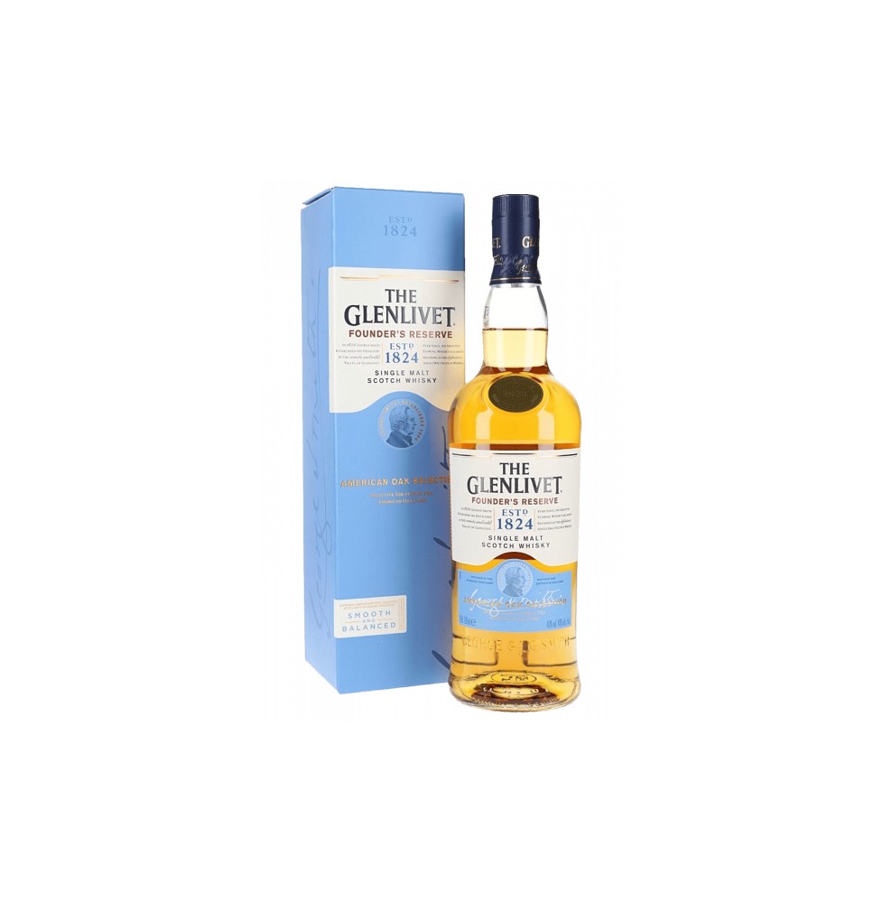 SINGLE MALT SCOTCH WHISKY GLENLIVET FOUNDER'S 0.70 litri