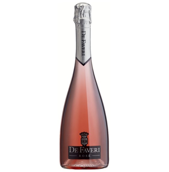 DE FAVERI SPUMANTE ROSATO EXTRA DRY  0.75 litri