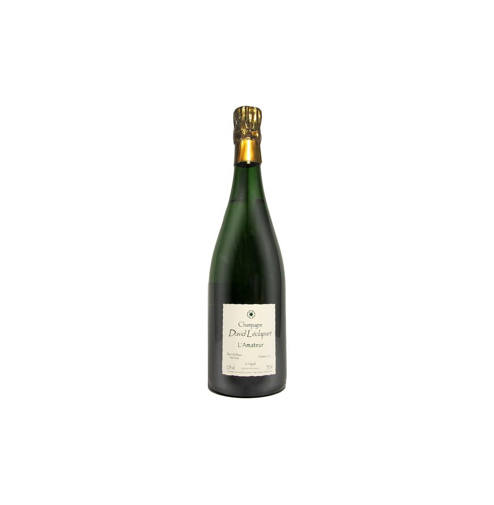 DAVID LECLAPART  PREMIER CRU BLANC DE BLANC EXTRA BRUT L'AMATEUR 0.75 litri