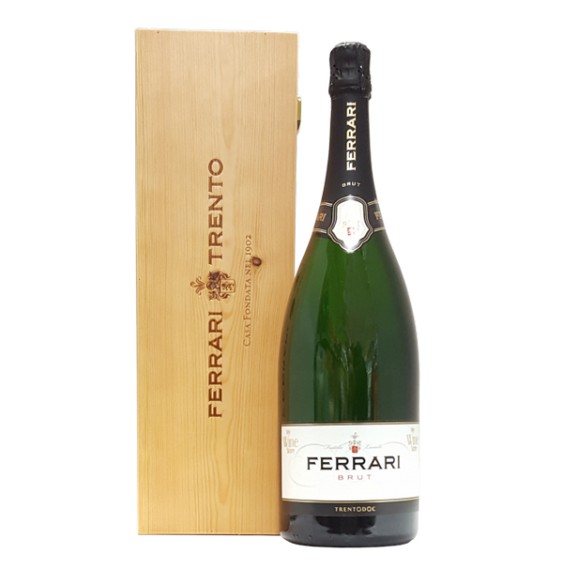 FERRARI MAXIMUM BLANC DE BLANCS  CASSA LEGNO 6.00 litri