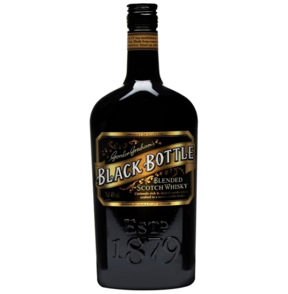 BLENDED SCOTCH WHISKY BLACK BOTTLE  0.70 litri