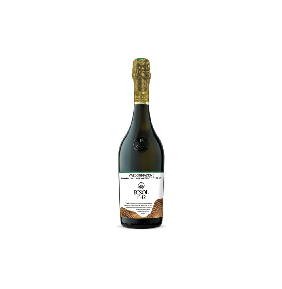 BISOL VALDOBBIADENE SUPERIORE CREDE BRUT 0.75 litri