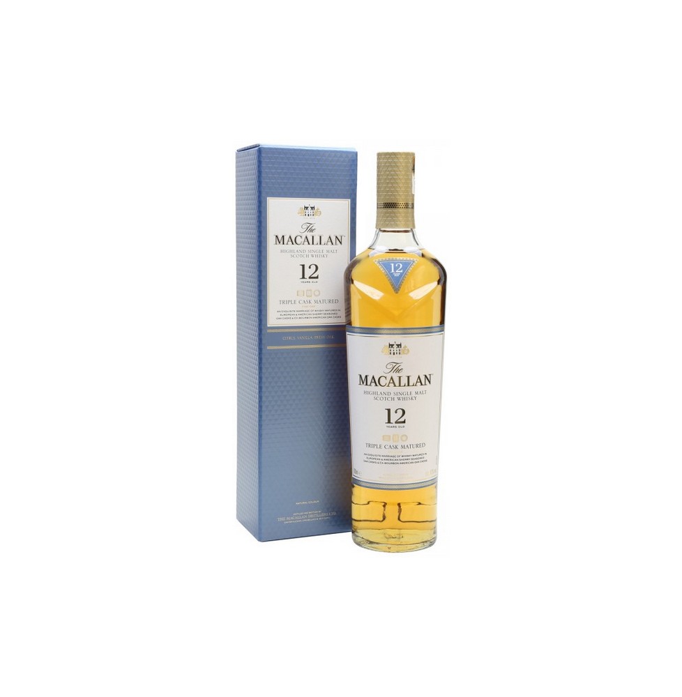 SINGLE MALT HIGHLAND SCOTCH WHISKY  MACALLAN  12yo FINE OAK 0.70 litri