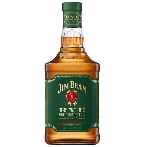KENTUCKY STRAIGHT BOURBON WHISKY JIM BEAM RYE 0.70 litri
