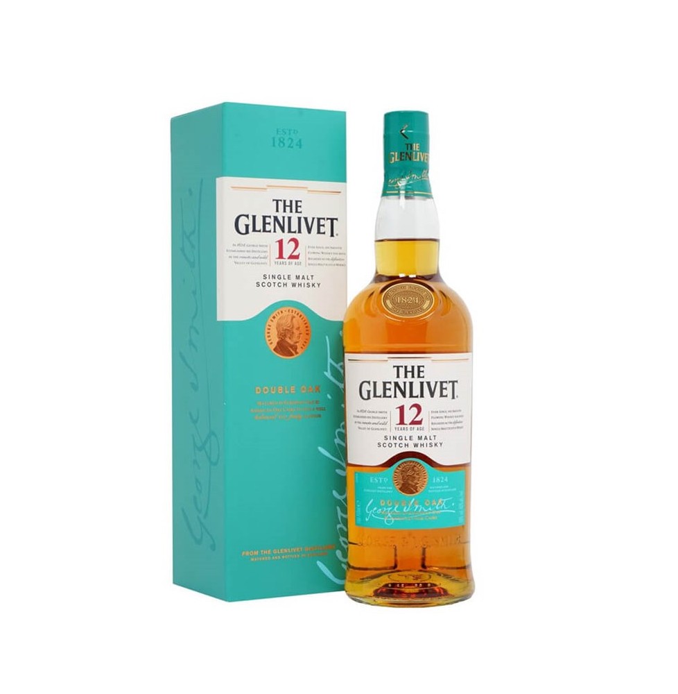 SINGLE MALT SCOTCH WHISKY GLENLIVET 12yo 0.70 litri
