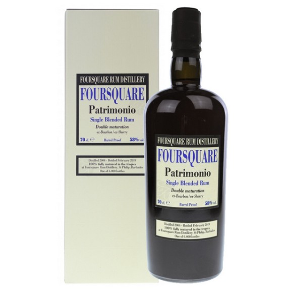 RUM FOURSQUARE PATRIMONIO 0.70 litri