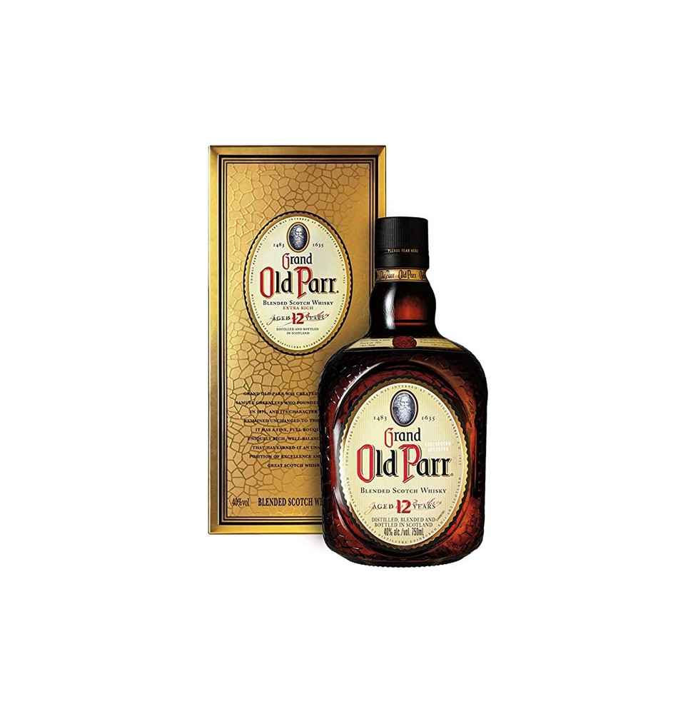 BLENDED SCOTCH WHISKY OLD PARR 12yo DE LUXE 1.00 litri