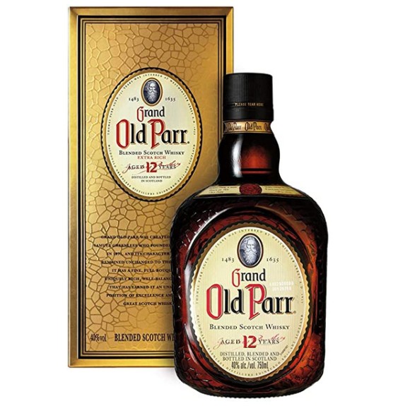BLENDED SCOTCH WHISKY OLD PARR 12yo DE LUXE 1.00 litri