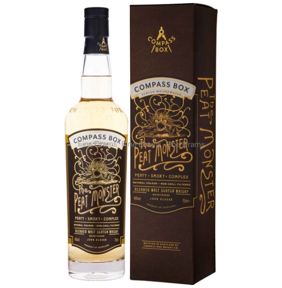 BLENDED MALT SCOTCH WHISKY COMPASS BOX THE PEAT MONSTER 0.70 litri