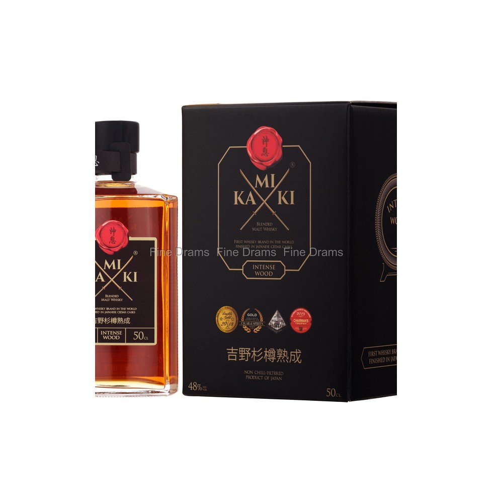 BLENDED MALT WHISKY KAMIKI INTENSE DARK WOOD EXTRA AGED 0.50 litri