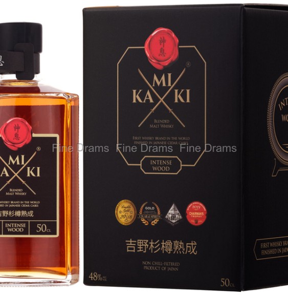 BLENDED MALT WHISKY KAMIKI INTENSE DARK WOOD EXTRA AGED 0.50 litri