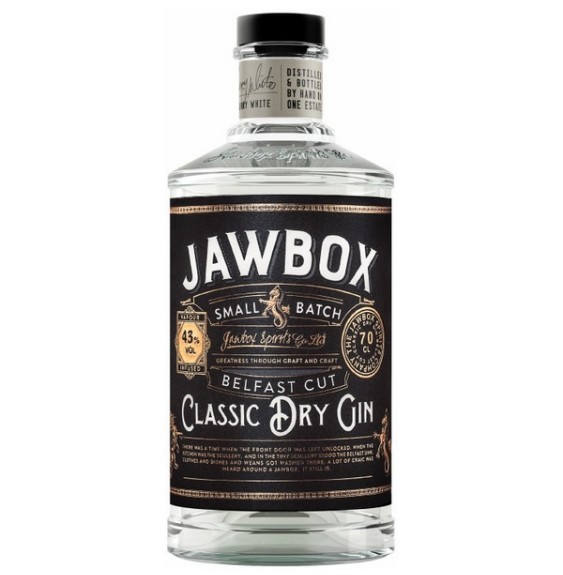 GIN JAWBOX DRY BELFAST  0.70 litri