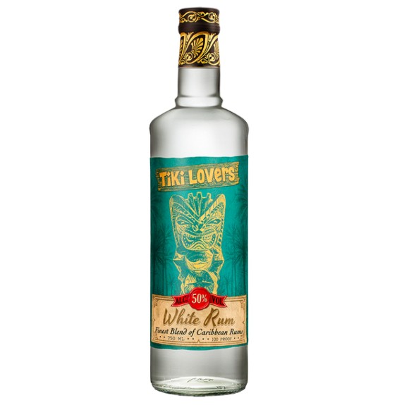 TIKI LOVERS RUM WHITE  0.70 litri