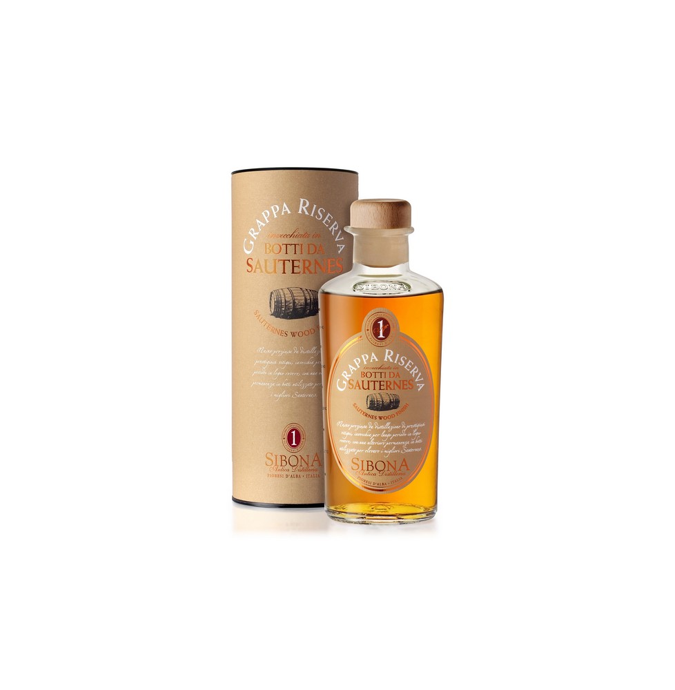 SIBONA GRAPPA RISERVA BOTTI DA SAUTERNES 0.50 litri