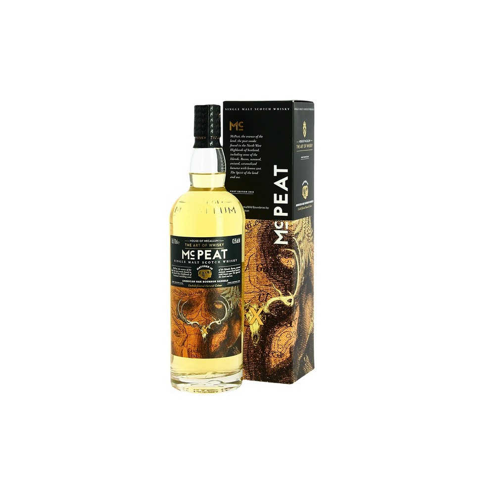 SINGLE MALT SCOTCH WHISKY HOUSE OF MCCALLUM MC PEAT 0.70 litri