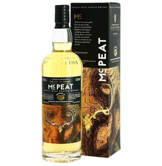 SINGLE MALT SCOTCH WHISKY HOUSE OF MCCALLUM MC PEAT 0.70 litri
