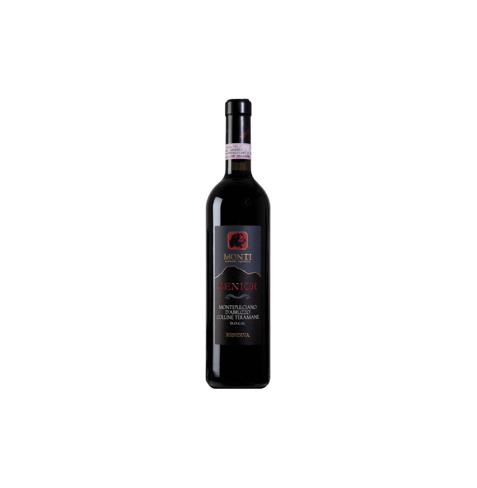 MONTI SENIOR COLLINE TERAMANE MONTEPULCIANO D'ABRUZZO RISERVA  0.75 litri