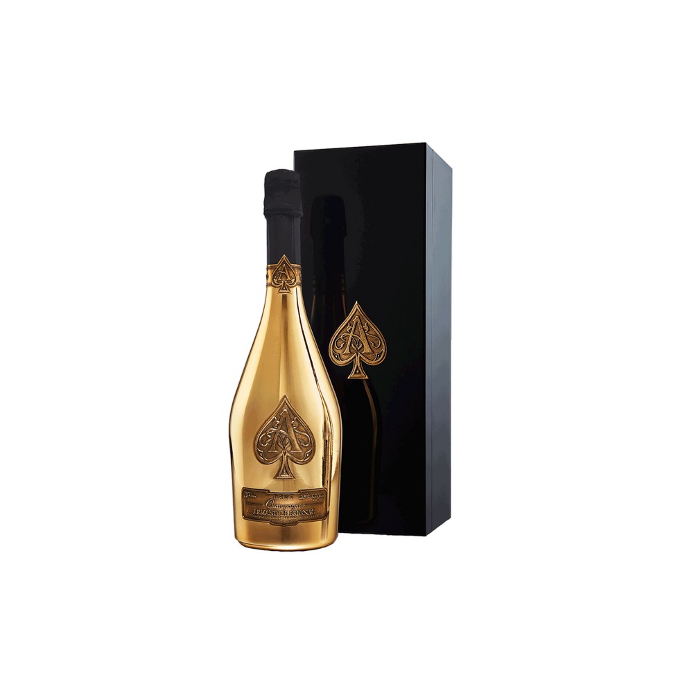 ARMAND DE BRIGNAC CHAMPAGNE BRUT GOLD CASSETTA LEGNO 0.75 litri