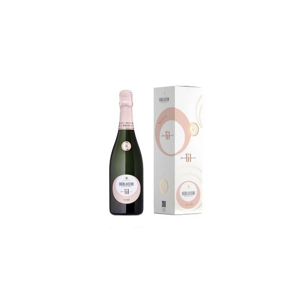BERLUCCHI 61 FRANCIACORTA BRUT ROSE' ASTUCCIO 0.75 litri