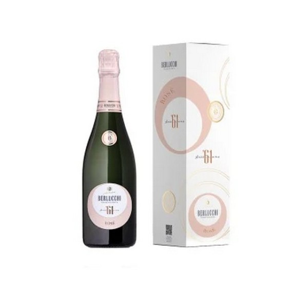BERLUCCHI 61 FRANCIACORTA BRUT ROSE' ASTUCCIO 0.75 litri