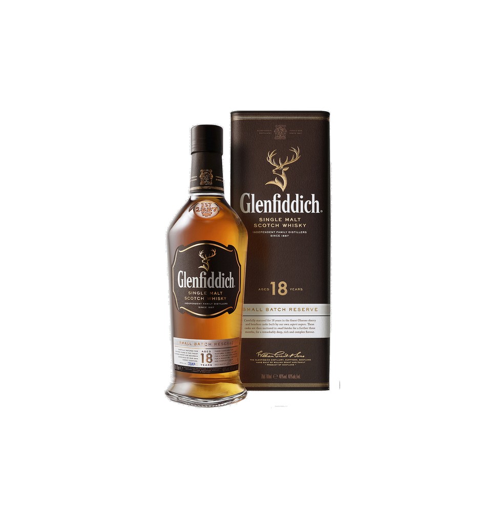 HIGHLAND SINGLE MALT SCOTCH WHISKY  GLENFIDDICH 18yo 0.70 litri