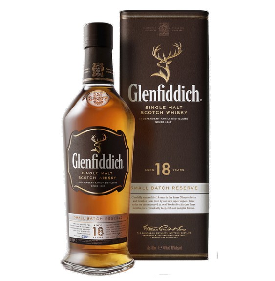 HIGHLAND SINGLE MALT SCOTCH WHISKY  GLENFIDDICH 18yo 0.70 litri