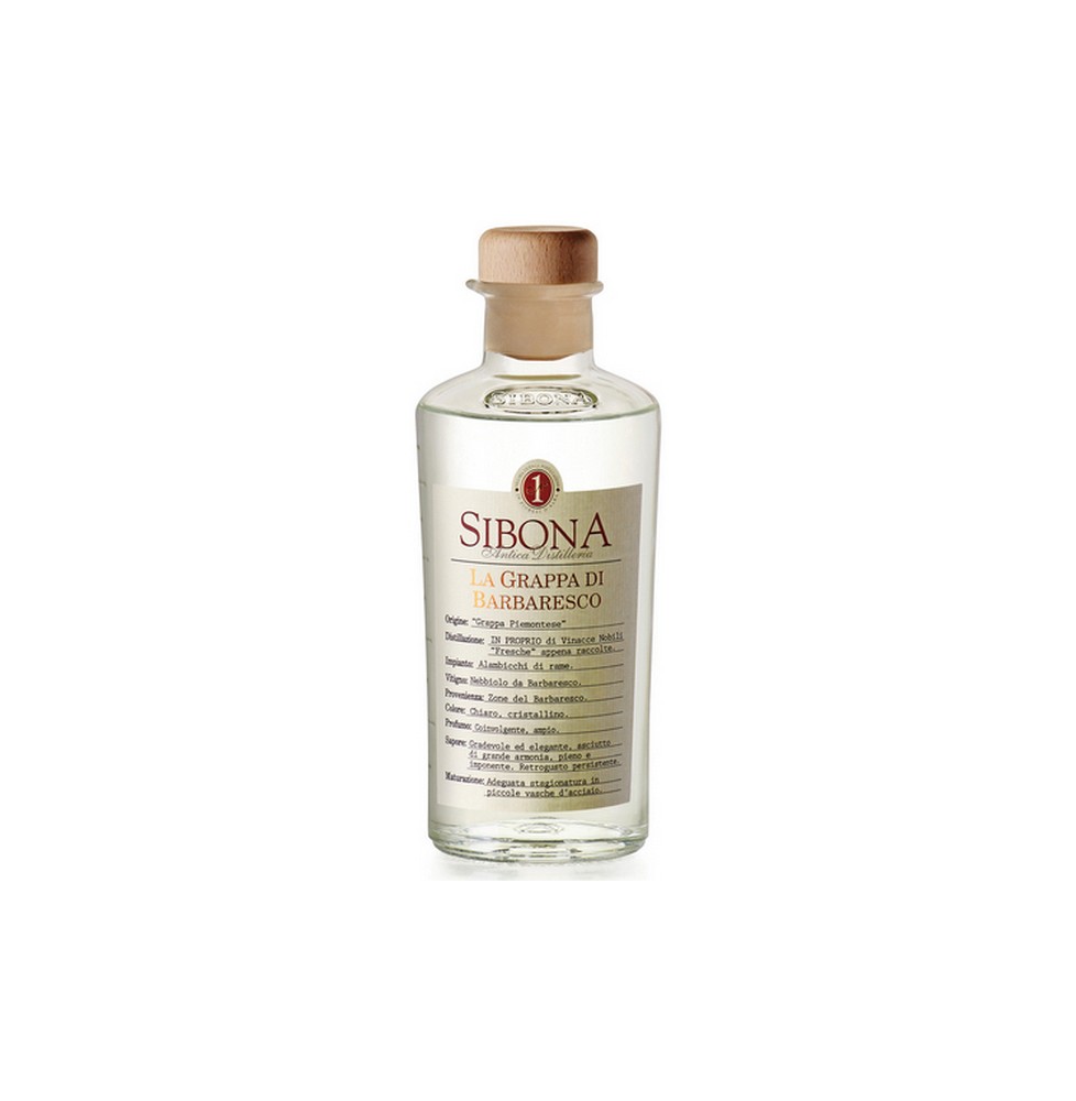 SIBONA GRAPPA BARBARESCO 0.50 litri