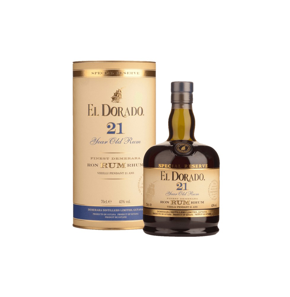 RUM EL DORADO 21yo  0.70 litri