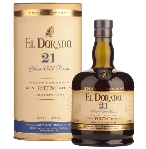 RUM EL DORADO 21yo  0.70 litri