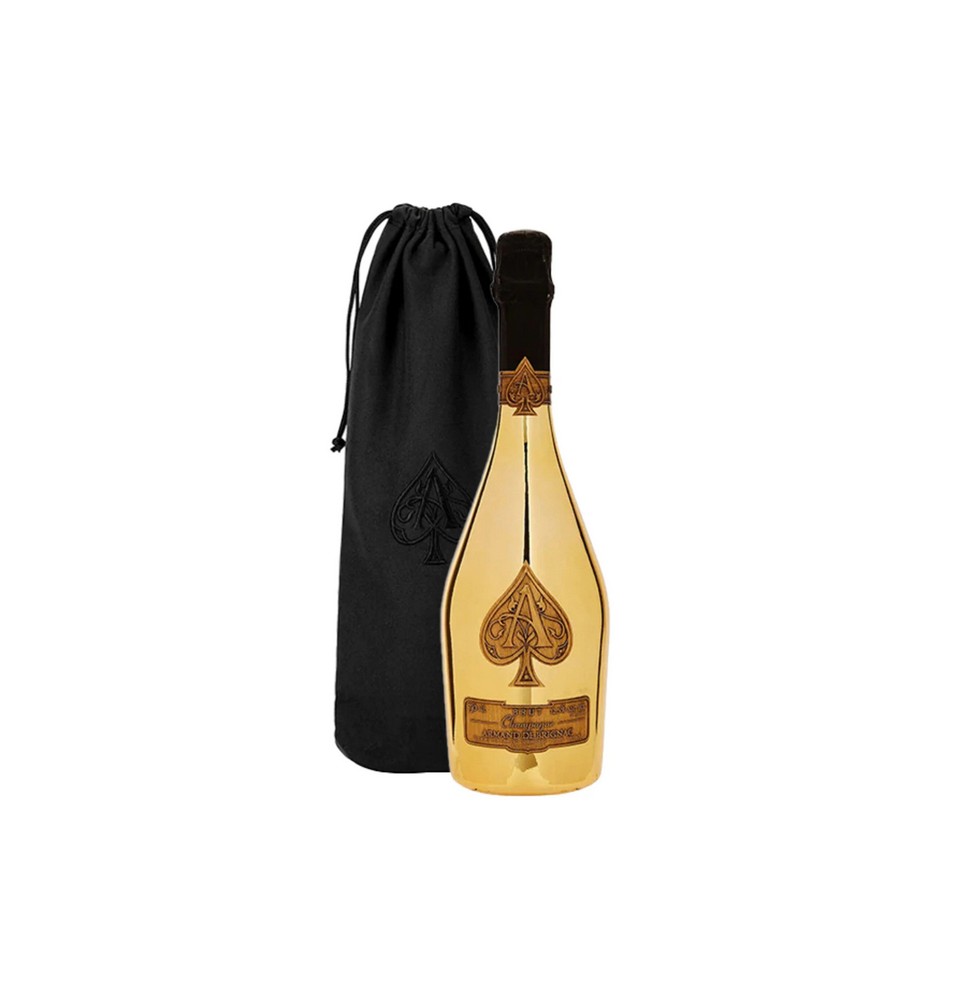 ARMAND DE BRIGNAC CHAMPAGNE BRUT GOLD VELVET BAG 0.75 litri