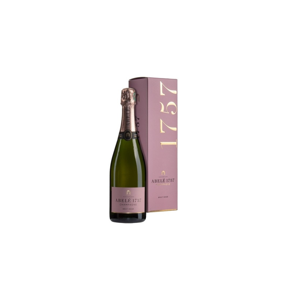 ABELE' 1757 CHAMPAGNE ROSE' BRUT  ASTUCCIO 0.75 litri