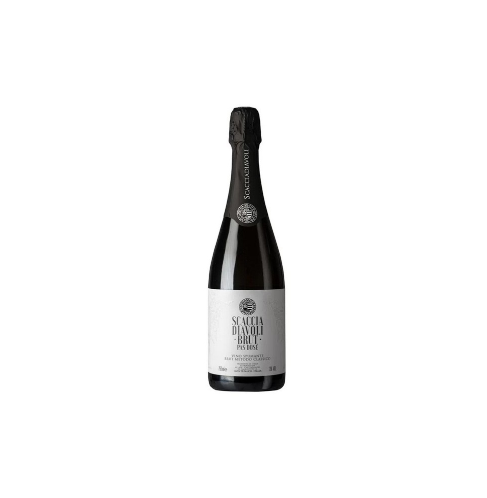 SCACCIADIAVOLI  METODO CLASSICO BRUT PAS DOSE'  0.75 litri
