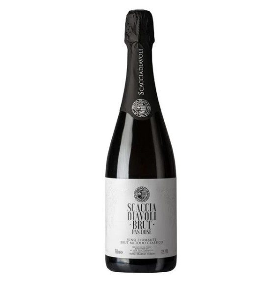SCACCIADIAVOLI  METODO CLASSICO BRUT PAS DOSE'  0.75 litri