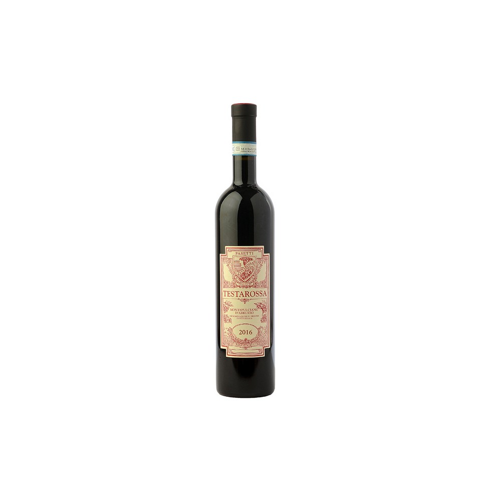 PASETTI  TESTAROSSA  MONTEPULCIANO 0.75 litri