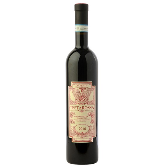 PASETTI  TESTAROSSA  MONTEPULCIANO 0.75 litri