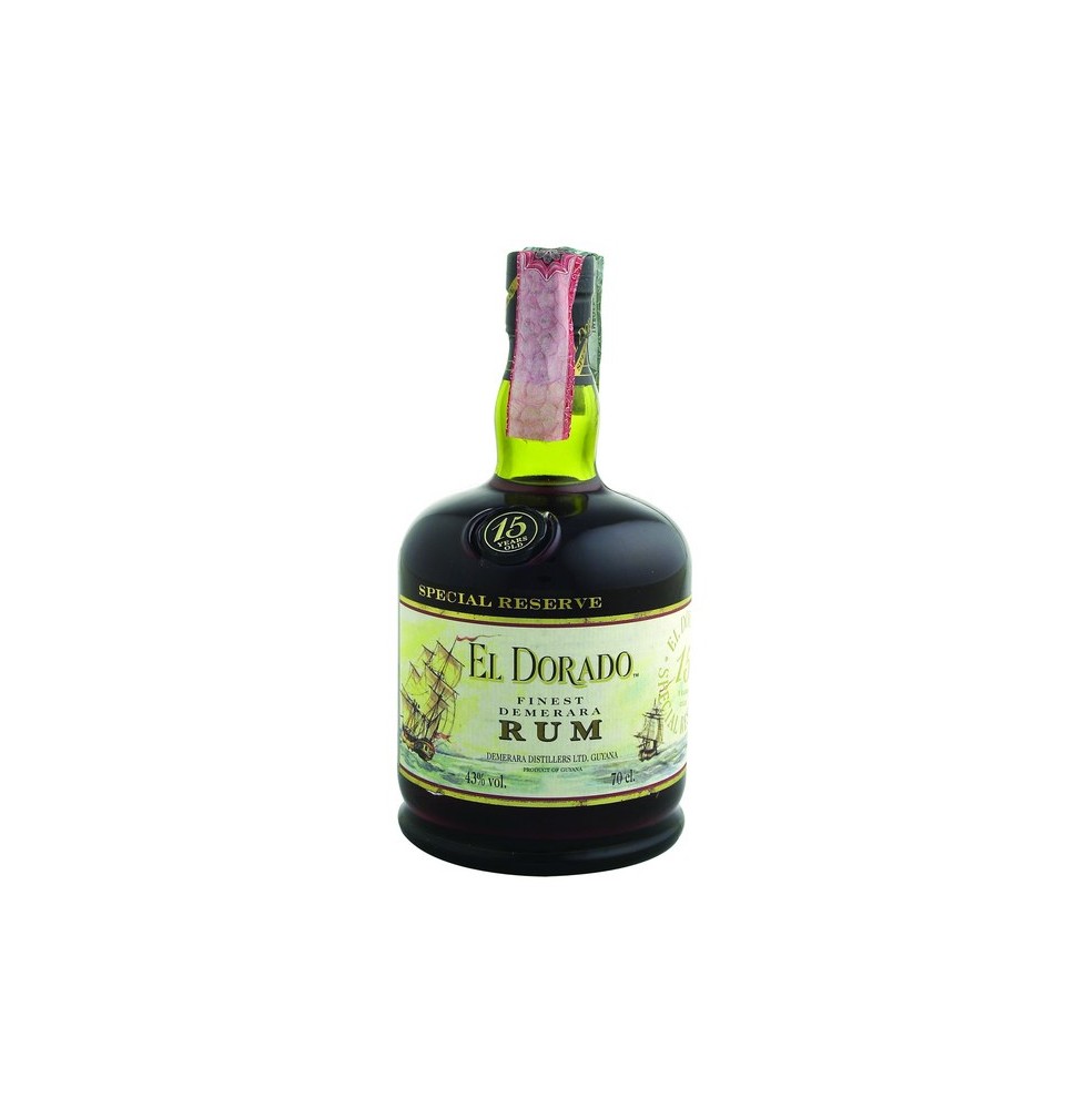 RUM EL DORADO 15yo  0.70 litri