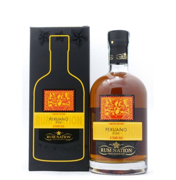 RUM NATION PERUANO 8Y 0.70 litri
