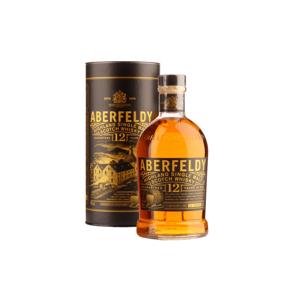 HIGHLAND SINGLE MALT SCOTCH WHISKY ABERFELDY 12yo 0.70 litri