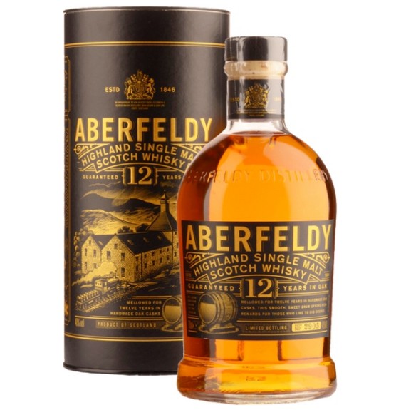 HIGHLAND SINGLE MALT SCOTCH WHISKY ABERFELDY 12yo 0.70 litri
