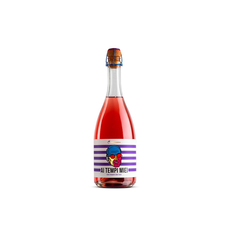 D'ANGELO PARIDE AI TEMPI MIEI VINO SPUMANTE BRUT ROSE' 0.75 litri