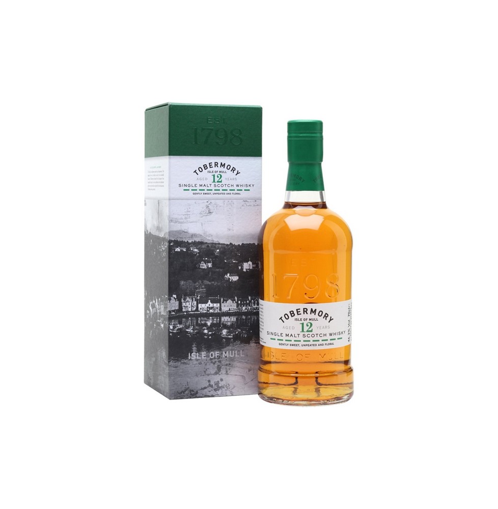 SINGLE MALT SCOTCH WHISKY TOBERMORY 12yo  0.70 litri
