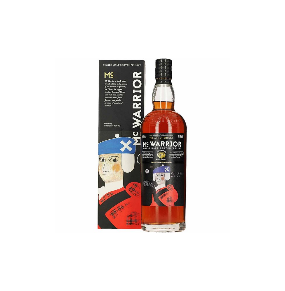 SINGLE MALT SCOTCH WHISKY HOUSE OF MCCALLUM MC WARRIOR PORT FINISH 0.70 litri