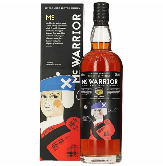 SINGLE MALT SCOTCH WHISKY HOUSE OF MCCALLUM MC WARRIOR PORT FINISH 0.70 litri