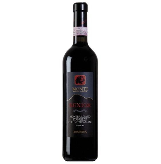 MONTI SENIOR COLLINE TERAMANE MONTEPULCIANO D'ABRUZZO RISERVA  0.75 litri