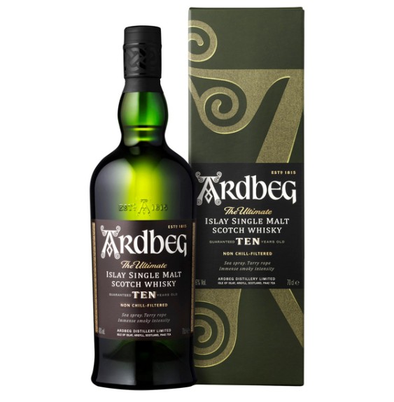 ISLAY SINGLE MALT SCOTCH WHISKY ARDBEG 10yo 0.70 litri